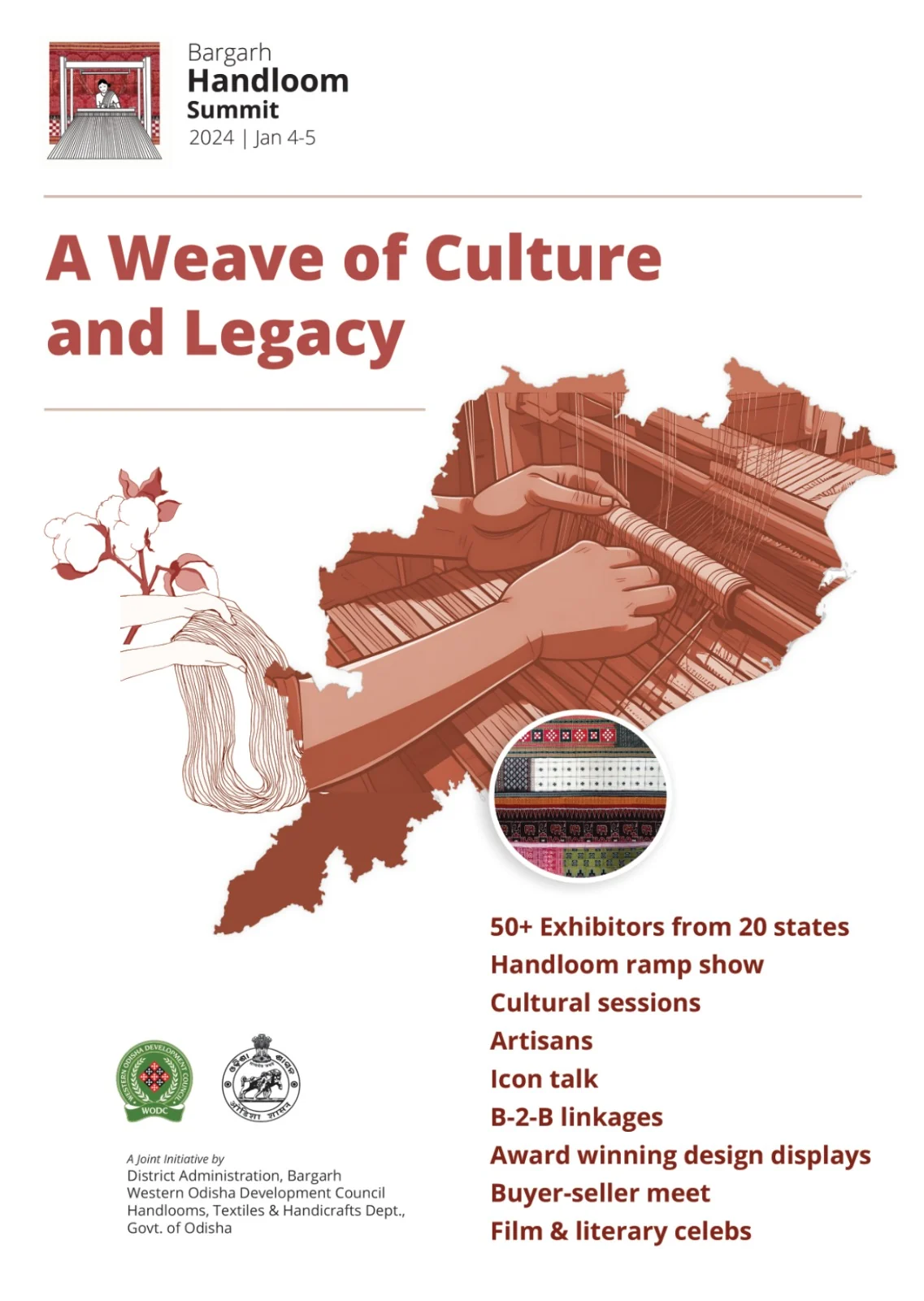 Summit poster — ‘A Weave of Culture and Legacy’