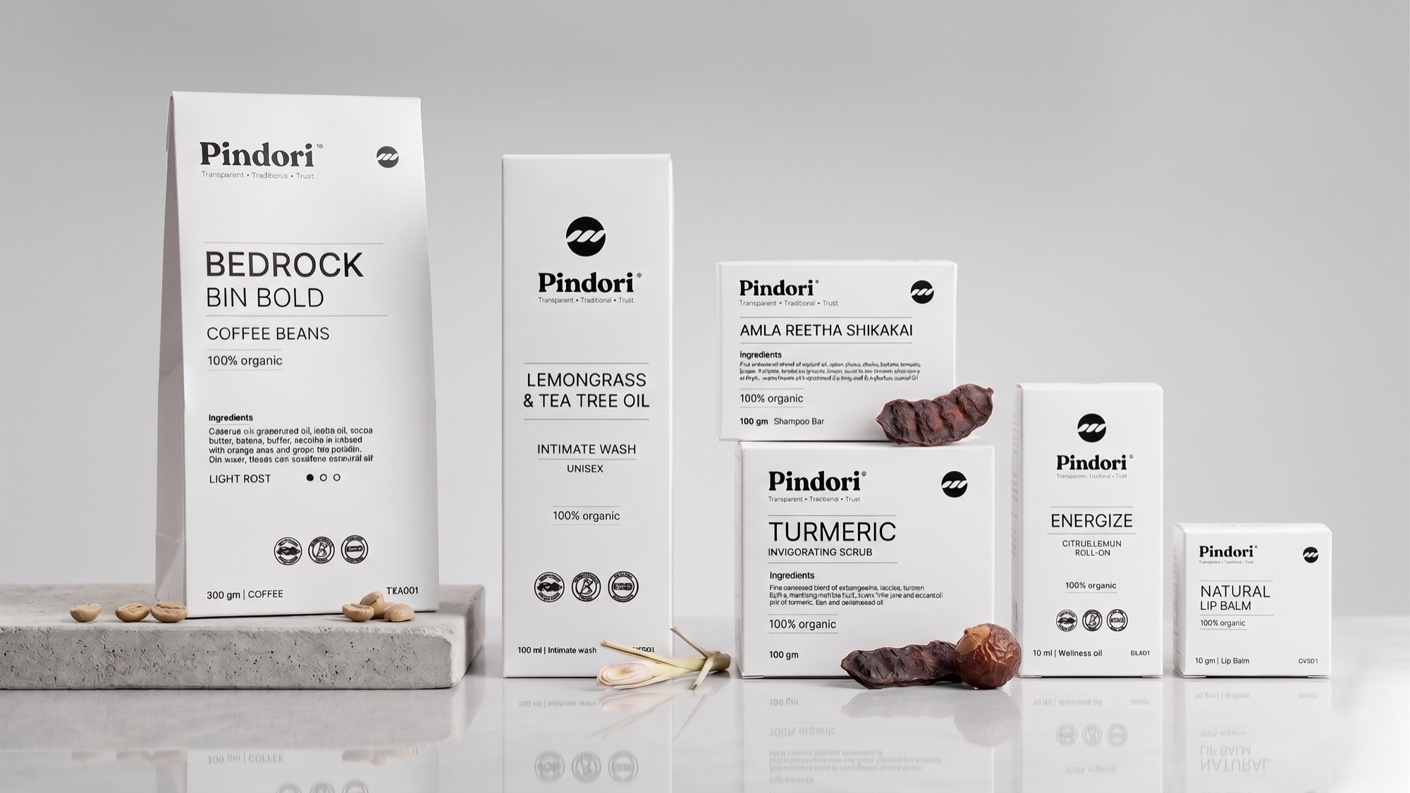 Pindori — masala chai packaging range