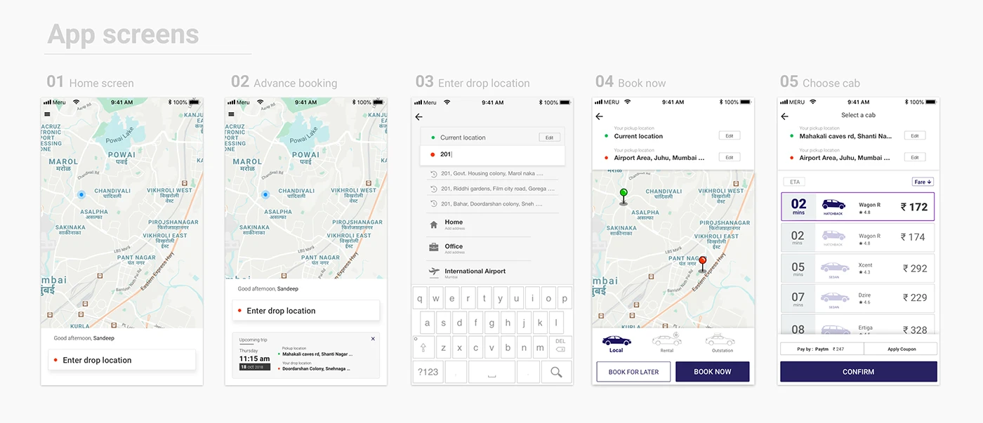Meru — Cab Booking App — image 1