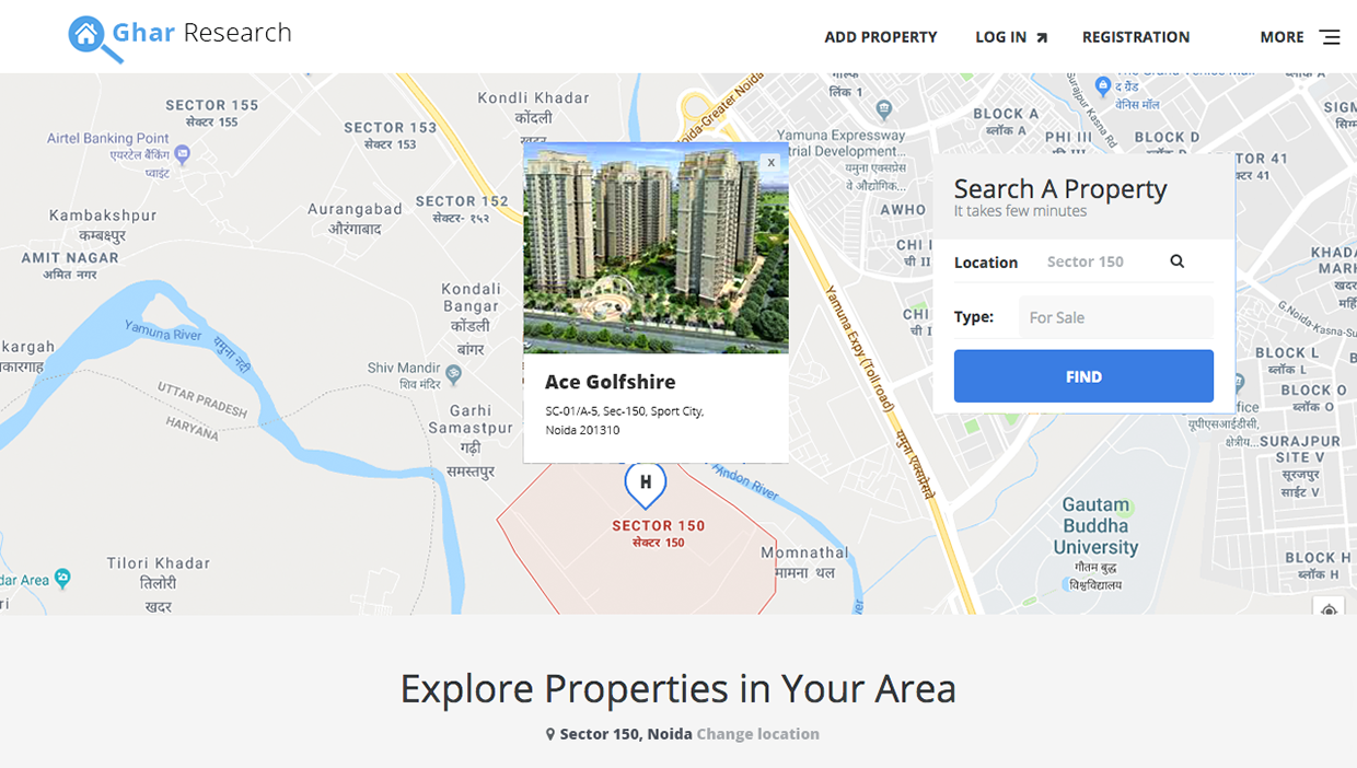 Ghar Research website — project cover
