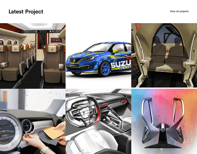 Studio 34 website — project cover